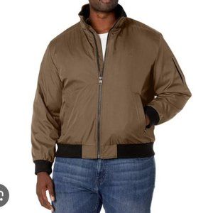 Calvin Klein Men's Water and Wind Resistant Rip Stop Bomber Jacket
